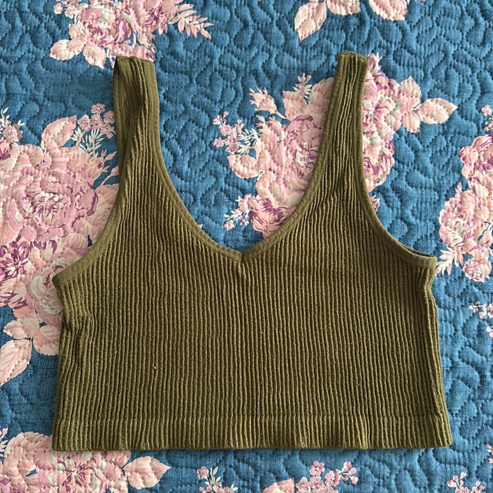 Olive-Green Bralette